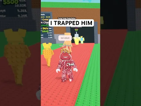 I Trapped This Kid In STEAL A BRAINROT..