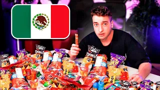 PROBANDO DULCES MEXICANOS!! *MUY PICANTES*