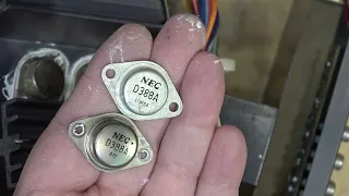 Technics SA5470 part 2 installing the missing and blown parts