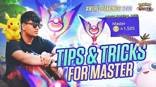 Top 10 Best Tips and Tricks of Pokemon unite for rank Push