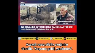 Azyaşlı uşaq silsilə yanğınlar törədib. "Xoşuma gəldi, yandırdım".