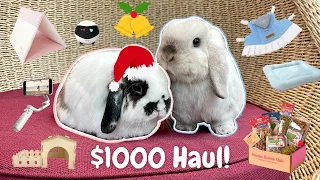 Holiday Vlog | Christmas gifts for bunnies and owners 🎄