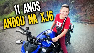 DESAFIEI ELE ANDAR NA XJ6 - MENOR ANDANDO SÓ O CANO 😮