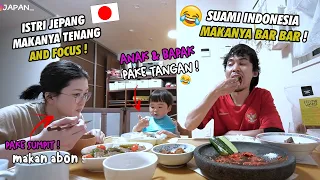 BEGINI KOCAK NYA SUAMI INDONESIA & ISTRI JEPANG SAAT BERBUKA PUASA ! ANAKNYA NGIKUT BAPAK NYA ;D !