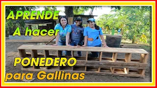 Aprende a HACER un PONEDERO Artesanal para GALLINAS ǀ Ing. Jannin Hernández Blandón MSc