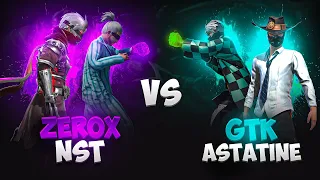 Astatine Back with GTK❓ Openly Match Making Against TGR NST & ZEROX 🥶 Garena Free Fire