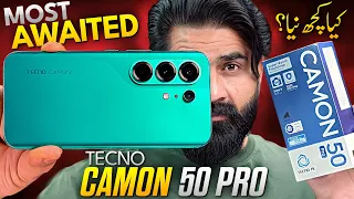 Tecno Camon 50 Pro in Pakistan 🔥 Unboxing & Initial Review ! Kia Kuch Naya 🤔