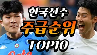 전혀 예상하지 못한 "한국 선수 주급 TOP10"..ㄷㄷ
