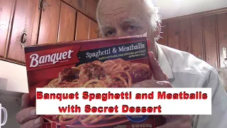 Banquet Spaghetti and Meatballs with Secret Dessert