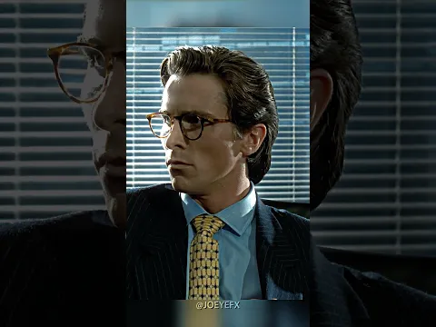 Patrick Bateman Card Scene 4K