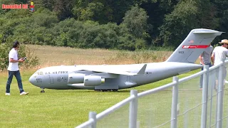 Ramy RC flies Tyler Perry's Giant 149KG XXXL C-17 Globemaster at Airliner Meeting 2024