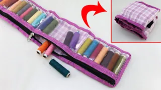 Innovative Thread Storage Bag Making at Home l DIY Thread Bag l Sonali's Creations