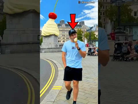 He Used Statue To Fix His Ice Cream 😱