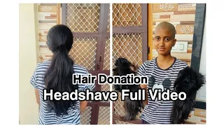 Young Girl Headshave | Hair Donation | Hair Donation For cancer Patients | 7330931729 #hairdonation