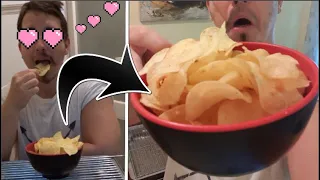 NAJBOLJI  Domaći Čips (recept) + (challenge) HRANA