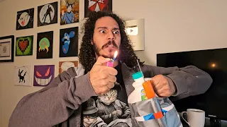 Nobody move or the milk goes boom!