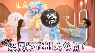 梁馬路性別大公開！到底是兒子還是女兒？Gender Reveal Party！EP6 @jeffleongceo  @inthira8278