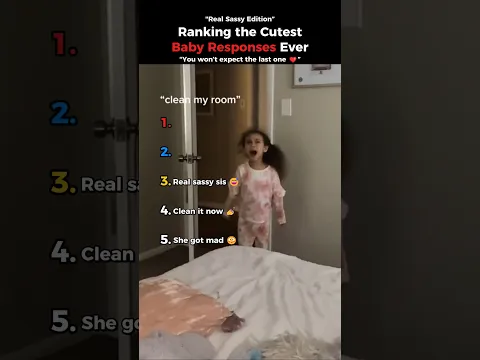 Ranking the Cutest Baby Responses Ever (Real Sassy Edition)