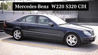 Lesajnált S-osztályt, fillérekért? Mercedes S320 W220 teszt