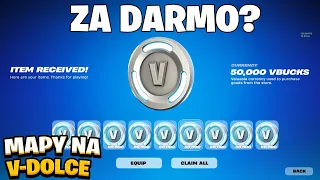 Sprawdziłem MAPY NA *DARMOWE V-DOLCE*  W FORTNITE!