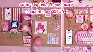 rating my fidget boards asmr 💕compilation ❄️2024 | sanriolve
