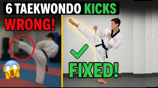 Most People Do These 6 Taekwondo Kicks WRONG – Experts Fix Them!