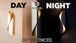 Home Decor Idea -  Diy Sconces From PVC Pipe