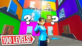*NEW* 100 Levels ESCAPE Rooms! (Fortnite Creative Mode)