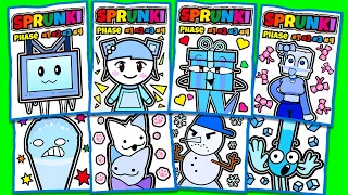 🌈 SPRUNKI Cool As Ice Blind Bag Compilation Iciella Thermomity  | ASMR Phase 1vs2vs3vs4 squishy스프런키