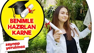 Benimle Hazırlan Karne. Benimle Hazırlan Mezuniyet. Zeynep Yorulmaz
