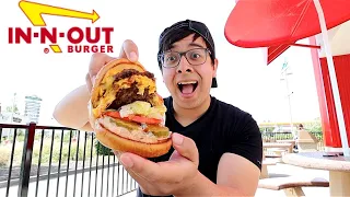 Probando la HAMBURGUESA MÁS FAMOSA de USA? | IN N OUT | Christianestilo