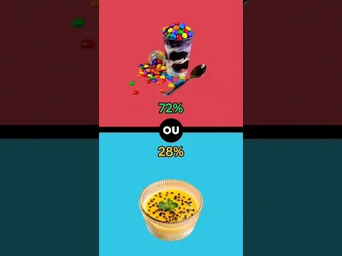 açaí geladinho ou mousse de maracujá cremoso? 🍦🍋 qual você prefere? 😁