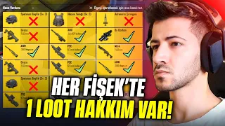 HER FİŞEK'TE 1 LOOT HAKKIM VAR!(7 FİŞEK ATTIK) Pubg mobile