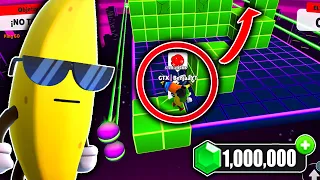 JUGUE EL TORNEO MAS GRANDE DE 1VS1 EN BLOCK DASH EN STUMBLE GUYS! *DEMASIADAS GEMAS EN PREMIOS!*