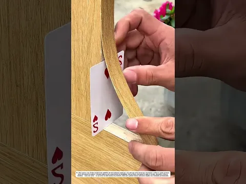 La carta que mide: Cómo un naipes revela el secreto de la madera perfecta