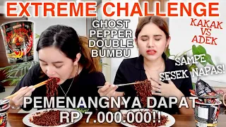 CHALLENGE GHOST PEPPER DOUBLE BUMBU VS @Aurelliaurel YANG MENANG DAPAT RP 7.000.000!!