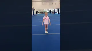 SHE DID 16 TOE TOUCHES TO TUCK!