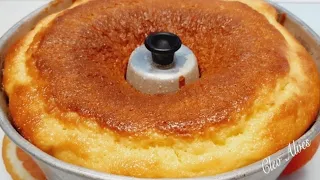 BOLO FOFINHO SEM TRIGO SEM LEITE, BOLO DE LARANJA FÁCIL RÁPIDO DELICIOSO PARA O CAFÉ 