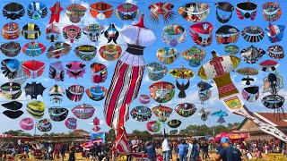 RAMAI SEKALI SAMPAI JURI KEWALAHAN! 150 Layangan Gapangan Tradisional di Festival Layangan Sukoharjo