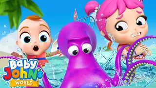 Baby John Visits The Ocean | Playtime Songs & Nursery Rhymes by Baby John’s World