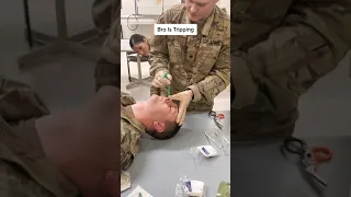 Would you let this medic do this to you?