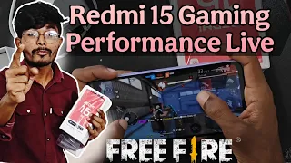 Redmi 15 Unboxing  And FF Gameplay Test || Redmi 15 Only 15000 हजार #freefire #ffgameplay #redmi15 