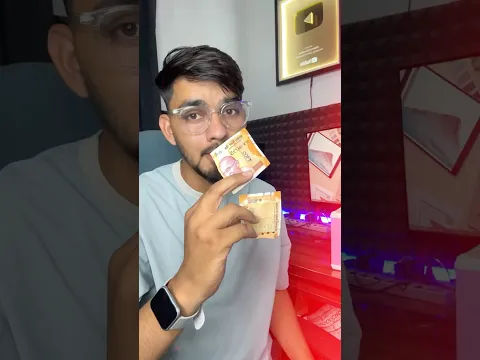 200₹ note glued with glue gun 🤗 | Gluegun giveaway 🤑 || #shorts