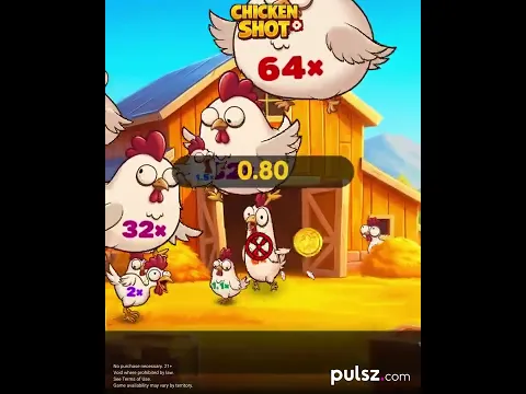 Free Slot Alert: Chicken Shot Live on Pulsz 🐔