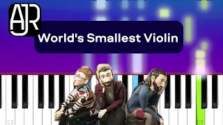 AJR - World's Smallest Violin  | Piano Tutorial