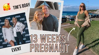 Weekly vlog: baby scare 😥 Sydney trip ✈️ week 13 🤰🏼