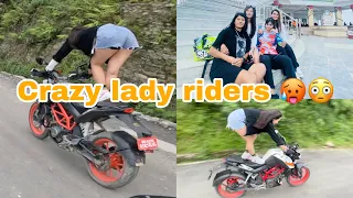 SHE IS CRAZYYY 😳|| PUMDIKOT POKHARA || Meeting lady riders@srizaaroxx @manjuchapai @riderbinita1685