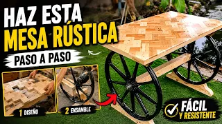 Increíble IDEA DE RECICLAJE: Transforma rines viejos en un mueble de lujo ✨♻️