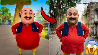 🔥 Motu Patlu in Real Life 😱 | Realistic AI Transformation | Funny Video