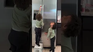 Locked our fridge and our toddlers did this‼️😱🤯